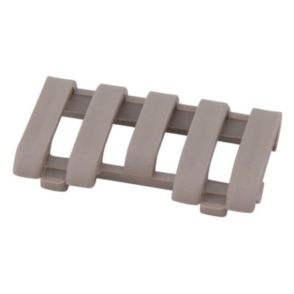 Ergo Grip Rail Cover Wire Loom - 5 Slot Picatinny Fde 1pk